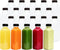 Bouolops 16oz 20pcs Empty Plastic Juice Bottles with Caps,Juice Containers for Juice, Milk