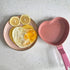 Mini Nonstick Egg Pan - Small Heart-shaped Frying Pan with Granite Coating, Multi-functional for Cooking Eggs,