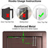 homyfort Over the Door Shoe Organizer, Hanging Shoe Rack Storage Holder with 24 Large Pockets