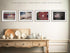 Rustic Farmhouse Decor - Patriotic Barns with American Flags - Set of 4 8x10” Prints - Americana USA Country Pictures