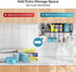 iSPECLE Under Shelf Basket- Multi-Purpose Under Shelf Storage Mug Hooks, Add Extra Storage Space Under Cabinet