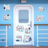 Cruise Ship Door Decorations, 10PCS Large Magnetic Cabin Magnets for Funny Carnival Cruise Birthday Decorations