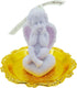 2 Angel Soy Wax Candles with 2 Golden Candlestick Tray, Scented Decorative Candles for Home Decoration and Relaxation