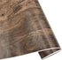 Yifely Retro Brown Wood Grain Self-Adhesive PVC Shelf Drawer Liner Sticker 17.7 Inch by 9.8 Feet