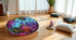 32 Inch ICC Large Hippie Mandala Floor Pillow Ottoman Pouf Cover - Indian Peacock Daybed Oversized Cotton Cushion Cover
