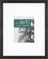 MCS Studio Gallery 16x20 Matted Photo Frame with 8x10 Picture Display, Black Woodgrain, Vertical & Horizontal Wall