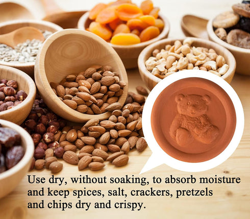 dgudgu Brown sugar saver discs terra cotta brown sugar saver disc keeps brown sugar soft or keep dry