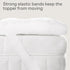 Niagara 2 inch Queen Mattress Topper, Cooling Breathable Pillow Top Pad for Back Pain Relief, Fits 8-20 Inches Mattress