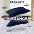 Utopia Bedding King Size Pillow Cases - 2-Pack Soft Brushed Microfiber, Oeko-TEX Certified, 20x40 Inches (Navy)
