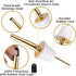 SuproBarware Liquor Bottle Pourers - Stainless Steel with Clean Brush, Rustproof Metal Alcohol Pouring Tubes for Home