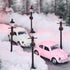 Honoson 6 Years(8 Christmas Mini Street Light Models Christmas Accessories Miniature Lamp Village Post for Dollhouse