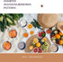 novamem since 2024 6 Pack 3.74 inch NOVAMEM Metal Snack Bowls Small Sauce Bowls with Mediterranean Design Ideal