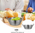 UPKOCH Ramen Cooking Pot, 13cm Stainless Steel Pasta Stockpot, Induction Saucepan for Stovetop Cooking