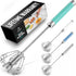 Zulay Egg Beater Whisk - Push Whisk for Cooking, Manual Hand Mixer for Kitchen Baking