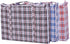 Set of 3 Jumbo STORAGE LAUNDRY SHOPPING Bags with Zippers and Handles, Size 27"x25"x5"