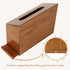 Gobam Carbonized Bamboo Hand Towels Box Cover, Compatible with Kleenex Hand Towels, Wall Mountable Paper Towel Holder