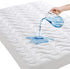 GRT Queen Waterproof Mattress Pad, 100% Waterproof with Dual-Layers Protection, Noiseless Quilted Fitted Cover