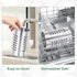 EORTA Stainless Steel Kitchen Utensil Holder, Flatware Cylinder Draining Organizer with Round Drain Holes