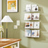 Dooiclear 6 Pack 15" Floating Shelves for Wall, Clear Book Shelf, Acrylic Floating Wall Shelf, Display Shelves