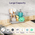 Countertop, SWTYMIKI Kitchen Sink Caddy Organizer, Smiley Face Sponge Holder for Kitchen Sink, Instant Drying Sponge