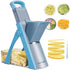 SUPMAKIN Upgrade Safe Mandoline Slicer Plus, Adjustable Vegetable Chopper Food Slicer, Kitchen Safe Chopping Artifact