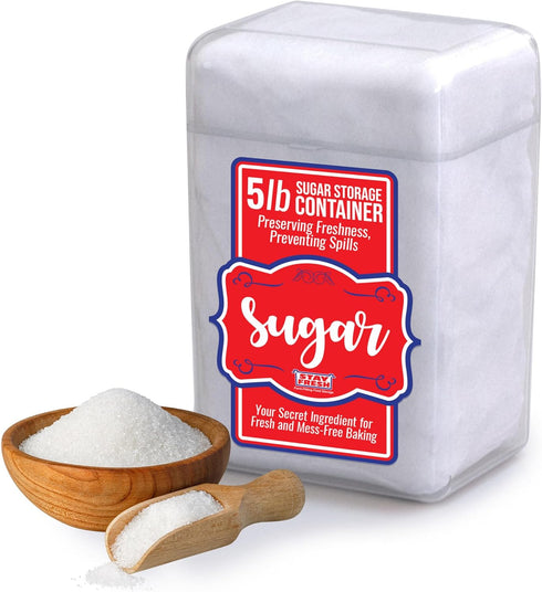 Stay Fresh Sugar Storage Container Kitchen Discovery Snap Close Sugar Canister Keeps