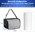 Homakover Kitchen Paper Towel Holder, Hanging Paper Towel Dispenser with Transparent Cover, Easy to Tear Papers