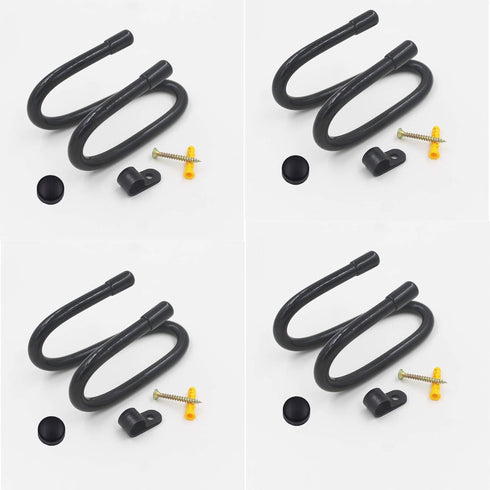 YYST Cowboy Hat Rack, Wall Mount Cowboy Hat Holder Organizer - 4 Pack