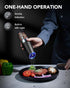 Set, FORLIM Gravity Electric Salt and Pepper Grinder Automatic Pepper Grinder Shakers Mill, Upgraded Batteries Powered