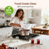 8 oz 24Pcs Set, ComSaf Small Mason Jars Bulk Half Pint Regular Mouth Mason Jar with Lids and Seal Bands, Glass Canning