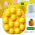 Pineapple Candy Chocolate Making Molds, Set of 3 in Yellow, Orange, Purple