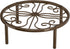 Chinpakden 10.24'' Brown Plant Stand Plant Holder - Short Flower Stand for Garden Courtyard, Heavy Duty Plant Rack