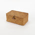 YRHOME Seagrass Rattan Basket with Lid, Hand-woven Rectangular Household Storage Basket for Organizer Boxes