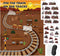 Train Party Games Supplies, Pin The Choo Choo on The Track Funny