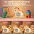 Alarm Clock with Night Light for Kids with Sleep Training and Sound Machine, Rechargeable Silicone Lamp OK to Wake