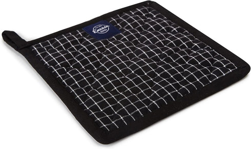 Encasa Homes 8 inches Oven Microwave Potholders (2 pc Set) - Heat Resistant for Kitchen Cooking & Baking