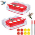 Window Hummingbird Feeder, Plastic Feeder with 3 Strong Suction Cups, Easy to Clean and Refill, Built-in Moat