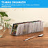 Tea Bag Organizer, Clear Plastic Storage Bin for Tea, Sugar, Coffee, Condiment, and Spice Bags for Countertop