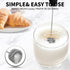 PQWPQW 3-Speed 3-Speed Rechargeable Milk Frother for Coffee, Baking & Eggs - USB Fast Charging, Portable Frother Wand