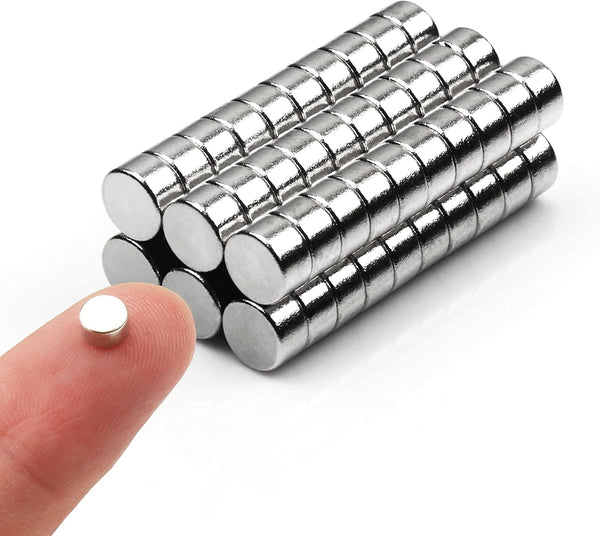 60pcs Small Round Magnets - Durable Miniature Tiny Magnets for Refrigerator, Office, Whiteboard, Crafts