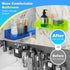 Acrylic Shower Shelves 3 Pack, Adhesive Organizer for Bathroom Storage, No Drilling, Colorful Shower Caddy