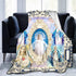 QIULIBMH Cozy 59'' 79'' 01) Ultra Soft Virgin Mary Blanket Microfiber Our Lady of Guadalupe Throw Blanket Warm Flannel