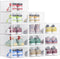 SONGMICS Shoe Boxes, Shoe Storage Organizers Rack for Closet, Plastic Stackable Sneaker