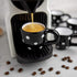 City to Cottage Ceramic Espresso Cups Set of 4, Handcrafted Black and White Polka Dot Espresso Mugs