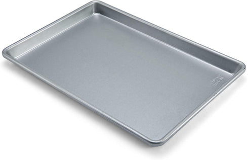 Chicago Metallic Commercial II True Jelly Roll Pan - Uncoated, 15-Inch by 10-Inch for Jelly Rolls and More