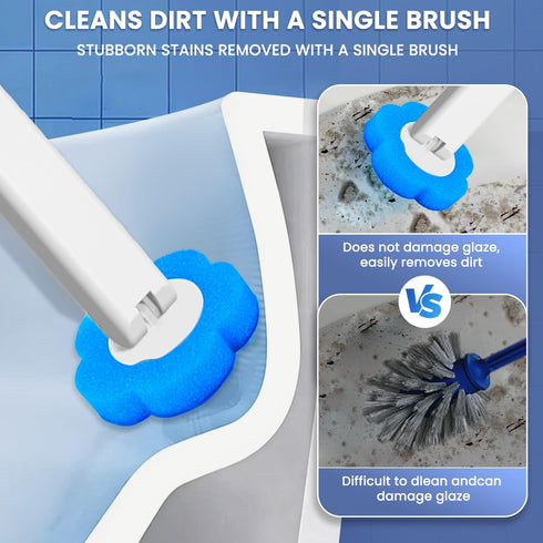 XJDR 2026 Disposable Toilet Brush Cleaning System with Aromatherapy Refills (Ocean, Lemon, Lavender) Includes Cleaning