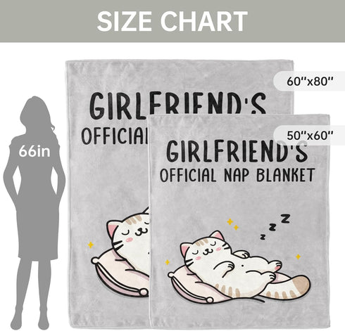 80"X 60" SteadStyle Gifts for Girlfriend from Boyfriend - Gifts for Her Blanket, Girlfriend Birthday Gift Ideas
