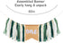 Q&High Life 1st Wild Safari Jungle Highchair Banner for Birthday Decorations - Dark Green Burlap Banner with Adjustable