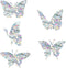 Set of 20 Butterfly Static Window Clings, Anti Collision Decals for Bird Strikes, Glass Awareness Stickers