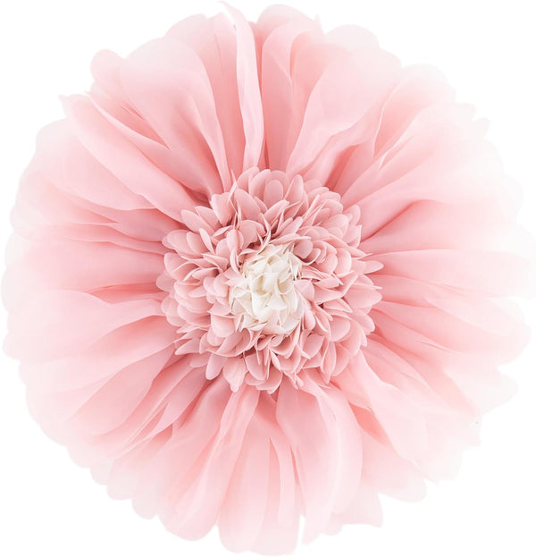 ELSKERJW Handmade 3D Flower Round Throw Pillow Cute Decorative Daisy Accent Cushion Elegant